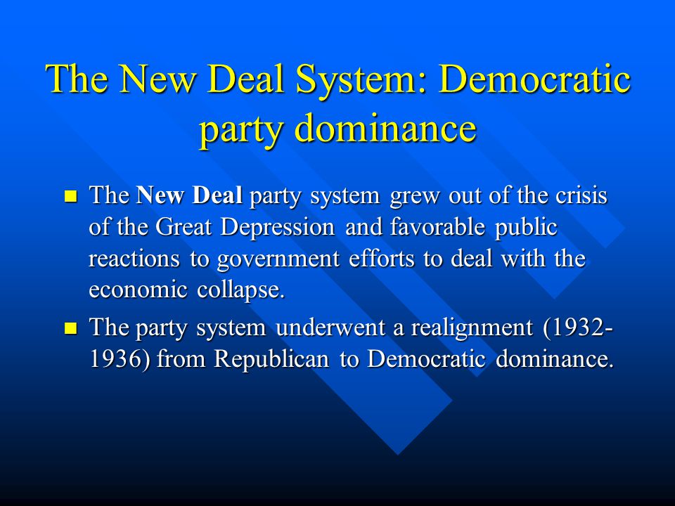 Learning From the New Deal's Mistakes